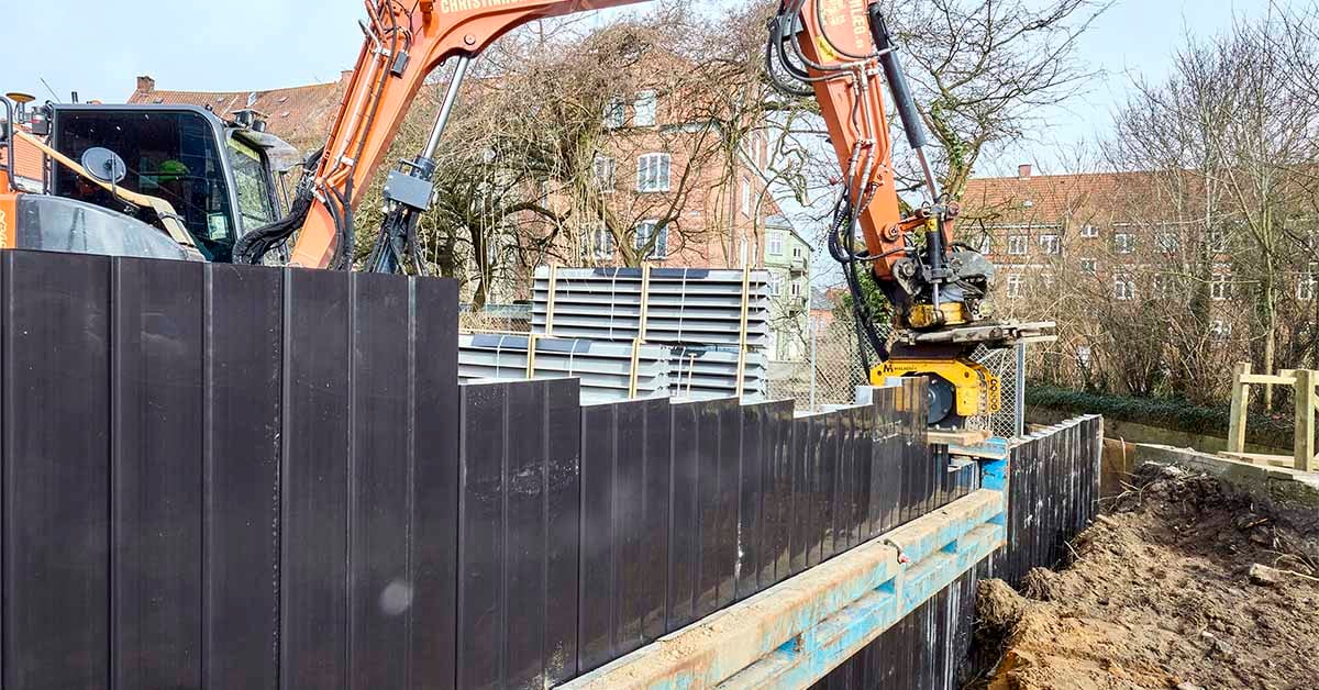 VEJLE KOMMUNES KLIMATILPASNINGSPROJEKT SIKRES MED UNISEALS PLASTSPUNS
